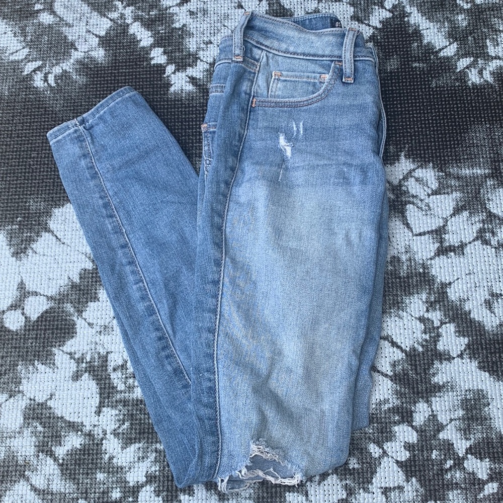 High rise hollister jeans